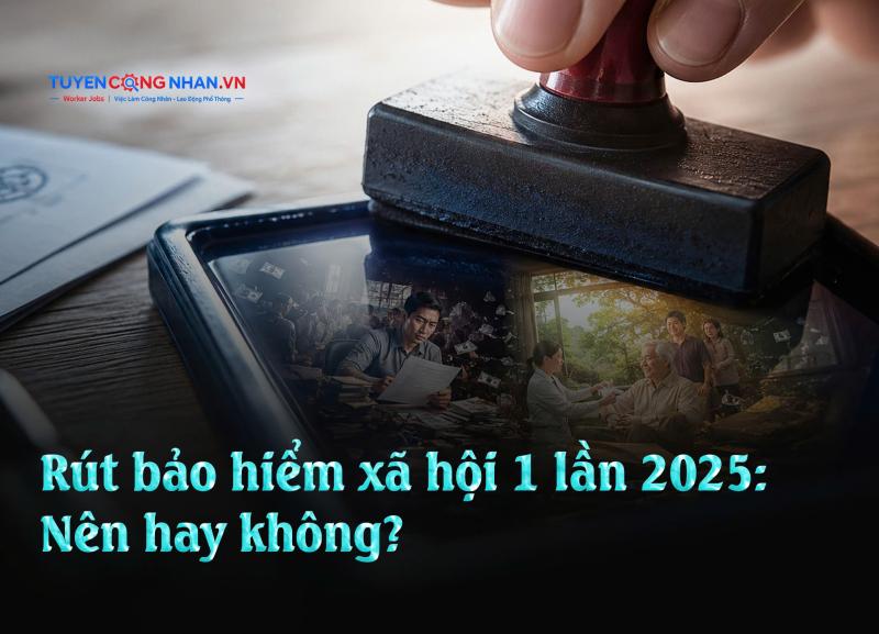 Rút bảo hiểm xã hội 1 lần 2025: Nên hay không?