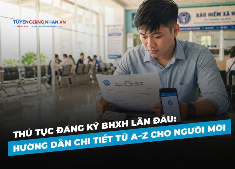 thủ tục đăng ký BHXH lần đầu