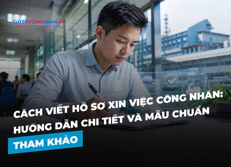 Cách viết hồ sơ xin việc công nhân: Hướng dẫn chi tiết và mẫu chuẩn tham khảo