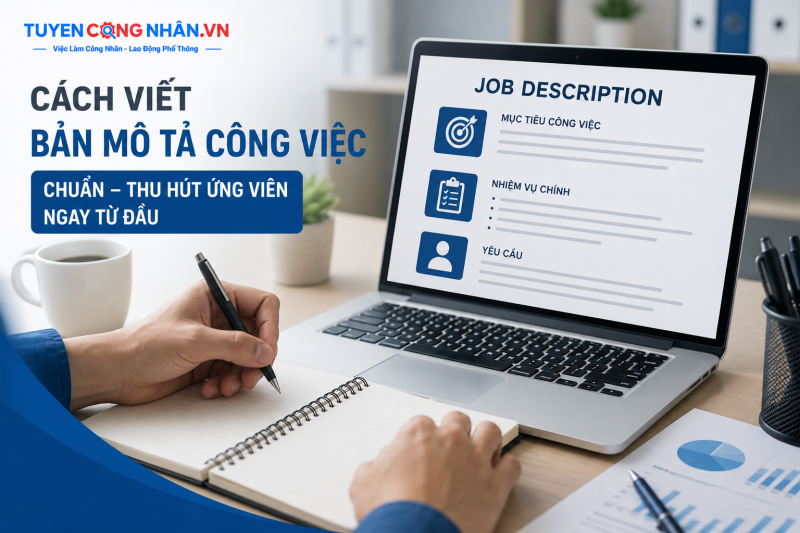 Cách viết bản mô tả công việc chuẩn: Thu hút đúng ứng viên ngay từ đầu