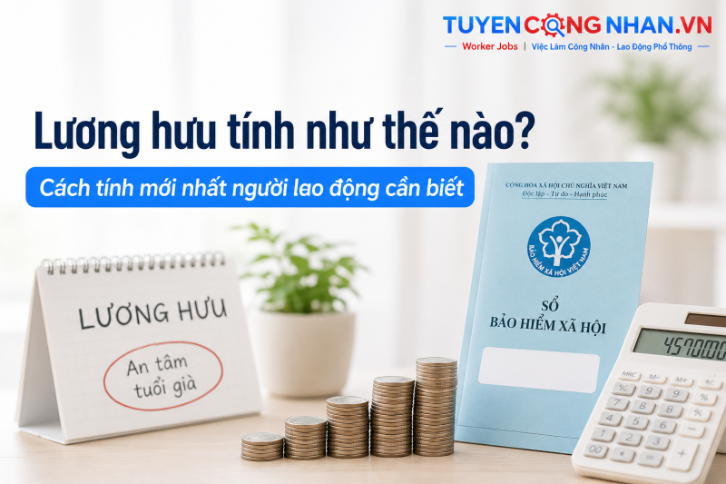 Lương hưu tính như thế nào? Cách tính mới nhất người lao động cần biết