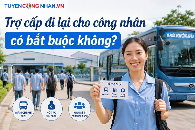 Trợ cấp đi lại cho công nhân có bắt buộc không?