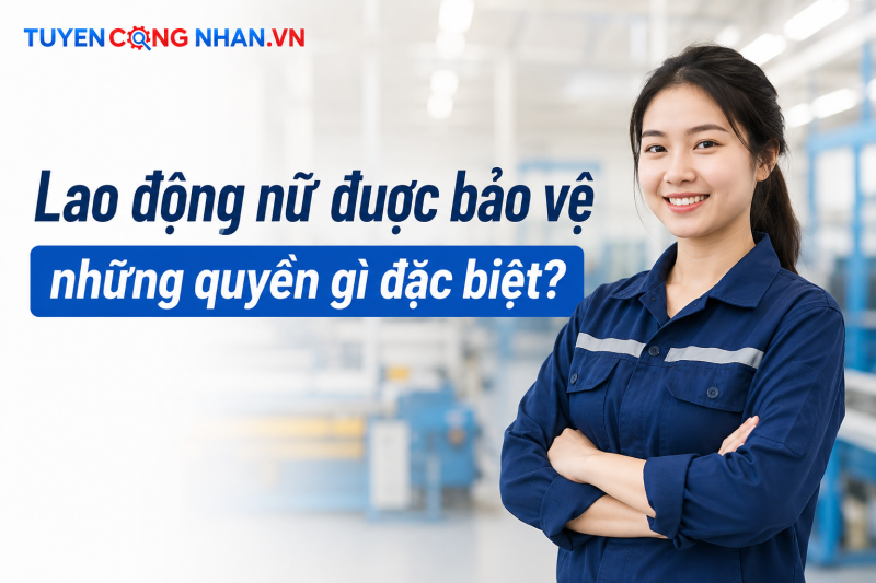 Lao động nữ được bảo vệ những quyền gì đặc biệt?