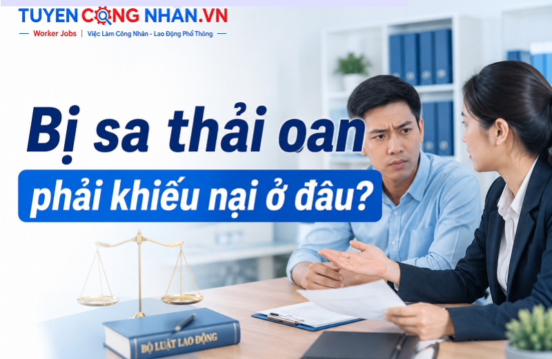 Bị sa thải oan phải khiếu nại ở đâu? Hướng dẫn đòi lại quyền lợi theo quy định mới nhất