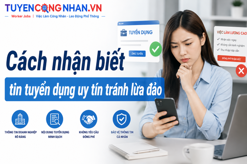 Cách nhận biết tin tuyển dụng uy tín, tránh lừa đảo
