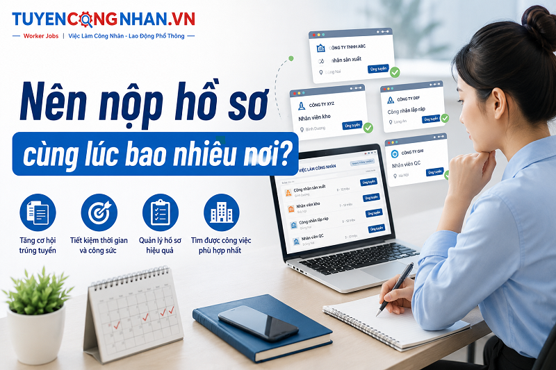 Nên nộp hồ sơ cùng lúc bao nhiêu nơi để tăng cơ hội trúng tuyển?