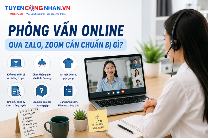 Phỏng vấn online qua Zalo, Zoom cần chuẩn bị gì để tạo ấn tượng tốt?