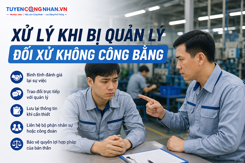 Xử lý khi bị quản lý đối xử không công bằng: Người lao động nên làm gì?