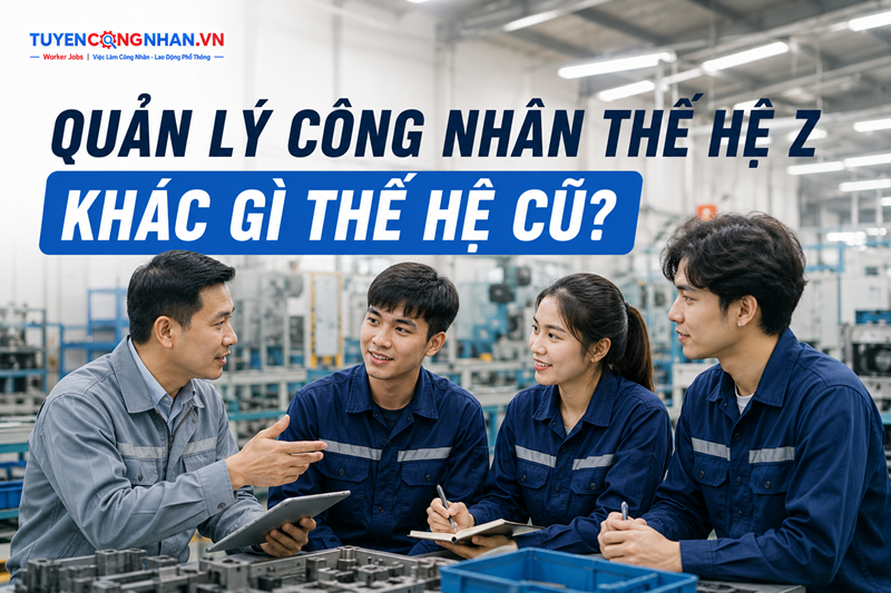 Quản lý công nhân thế hệ Z khác gì thế hệ cũ?