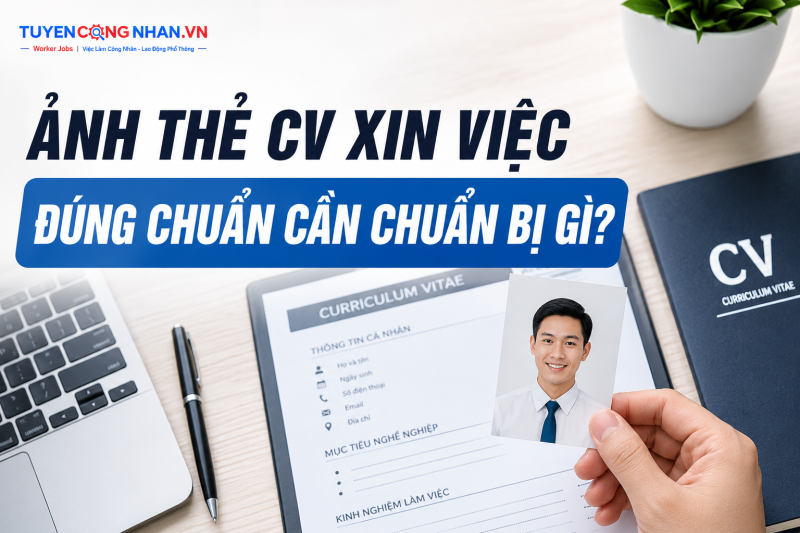 Ảnh thẻ CV xin việc đúng chuẩn cần chuẩn bị gì?