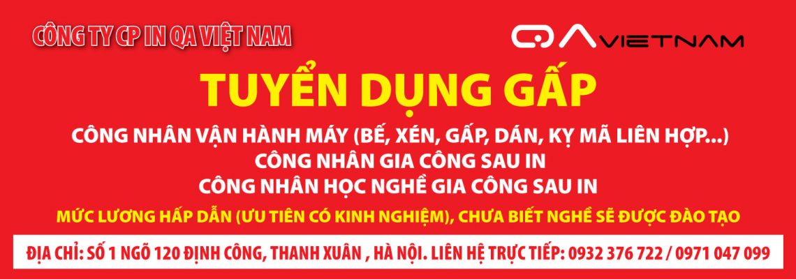 Công ty cổ phần in QA Việt Nam