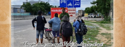 Thất nghiệp vì dịch, 4 mẹ con đạp xe từ Đồng Nai về quê vẫn từ chối khi được tặng tiền